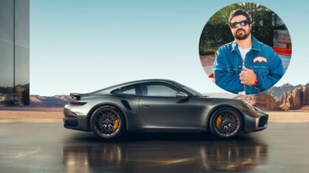 Caio Castro trocou a rotina de gravações nas novelas pelas pistas de corrida, comprou um Porsche 911 de R$ 850 mil e virou piloto profissional