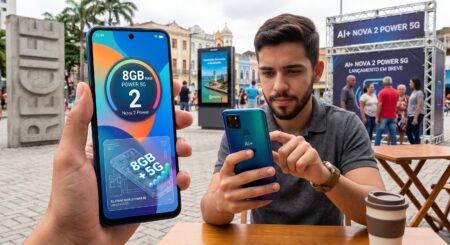 O telefone Nova 2 Power 5G será lançado com 8GB de RAM, bateria de 7000mAh, tela de 120Hz e câmera Sony de 48MP