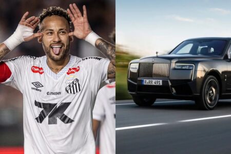 Neymar Jr. adicionou um Rolls-Royce clássico à sua coleção particular, juntou o modelo a um SUV de R$ 4,3 milhões e criou garagem milionária