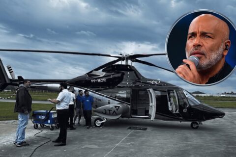 Fora de linha há 16 anos, bimotor e avaliado em R$ 10 milhões: o helicóptero que transportava Rick Sollo em SC