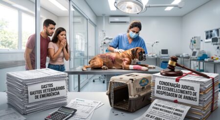 Falha em hospedagem de pets deixa cadela gravemente ferida durante a estadia, gera internação de emergência e rende condenação ao estabelecimento