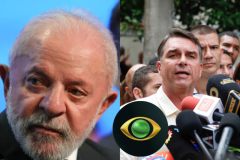Band deixa a Record passar e atrasa debate entre Flávio Bolsonaro x Lula em 1 semana; entenda a mudança
