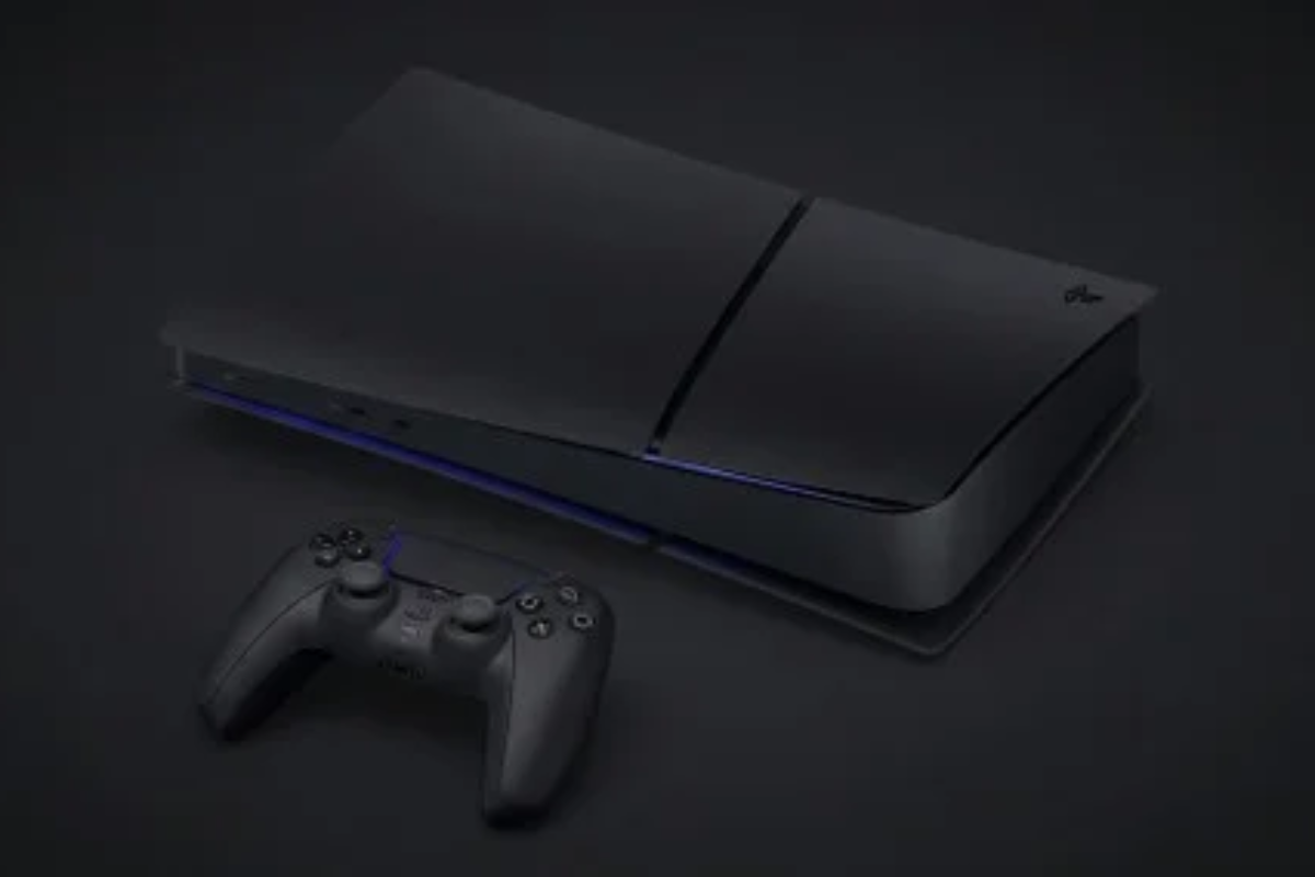 Video game PlayStation 5 na cor preta