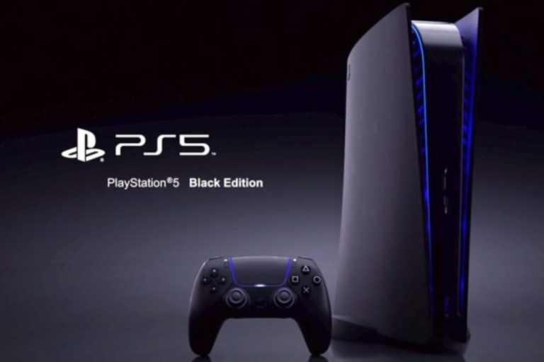 Console PlayStation 5 na versão black