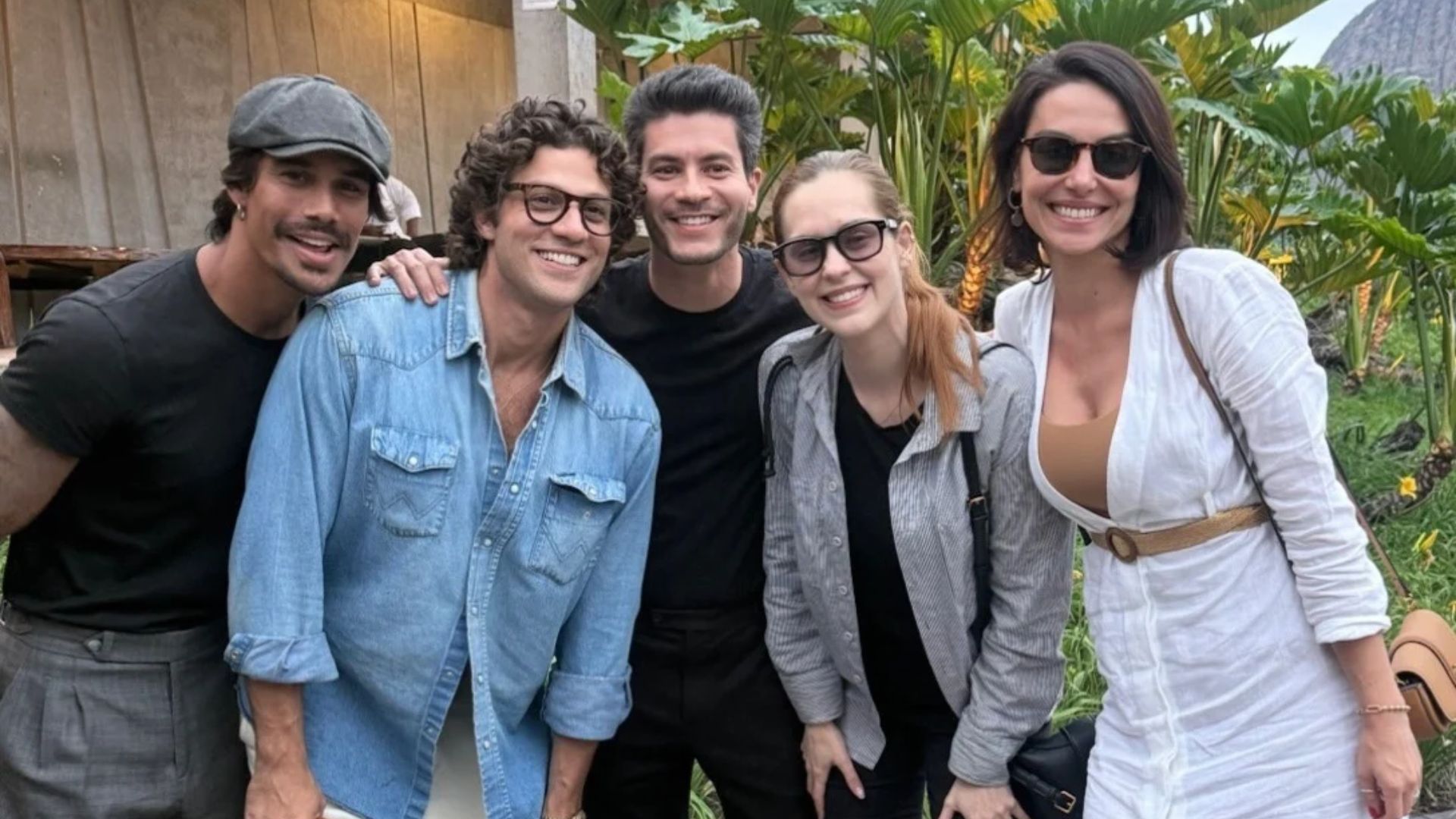 Reencontro com antigos colegas de Rebelde durante o velório de Lua Blanco