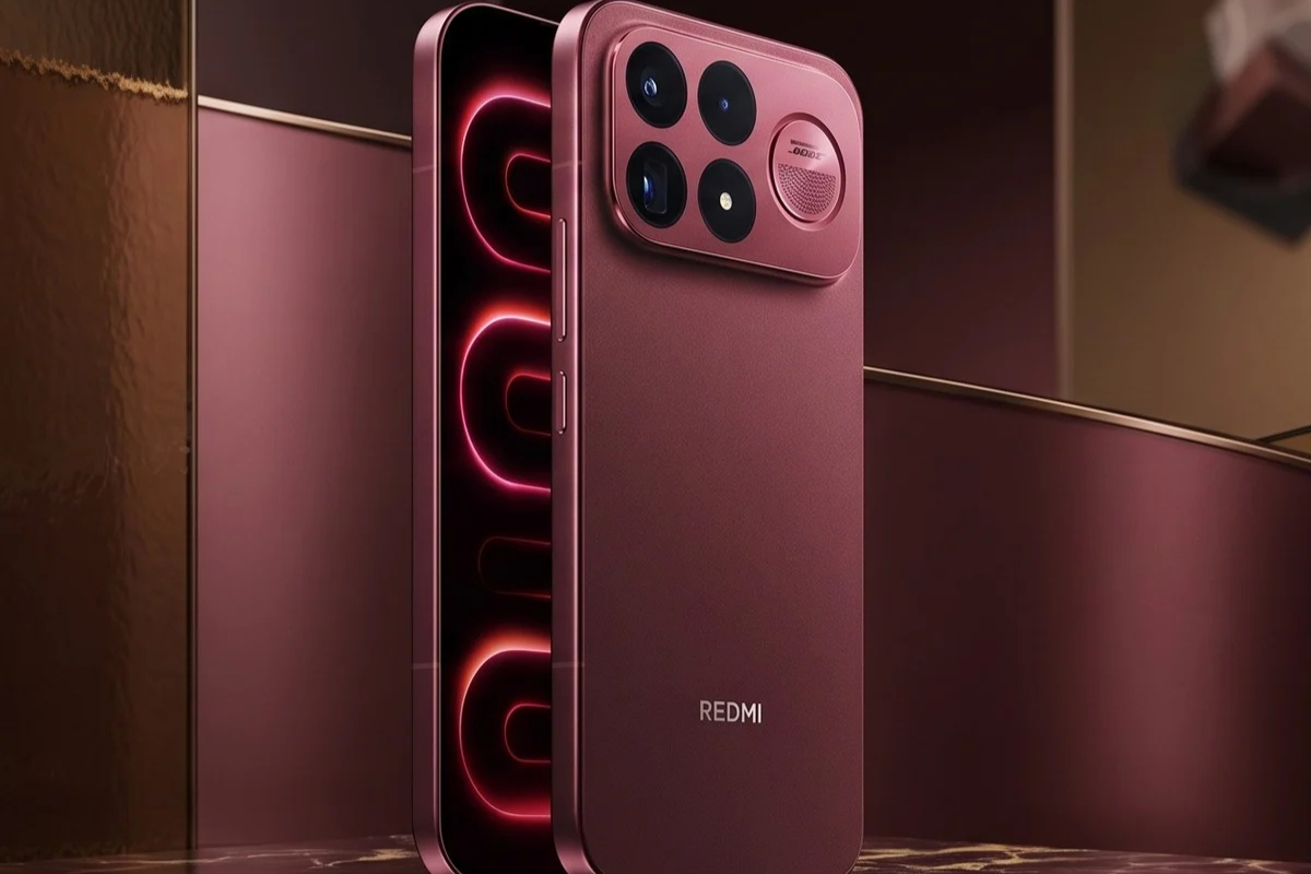 POCO F9 Pro na cor vermelho