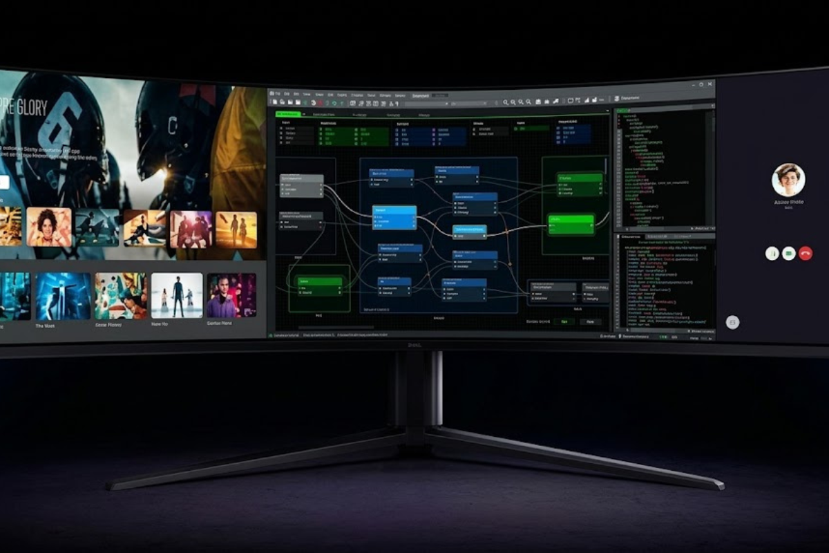Monitor da TCL em ambiente gamer