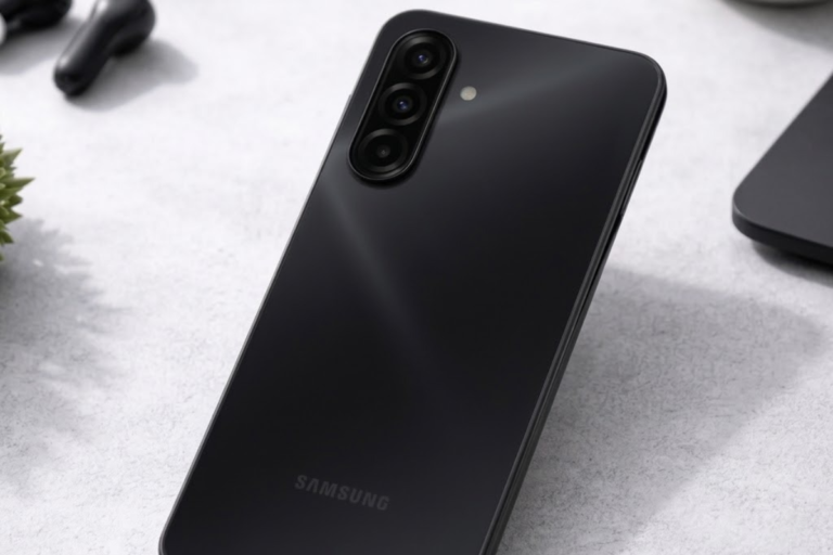 Samsung Galaxy A17 na cor preta