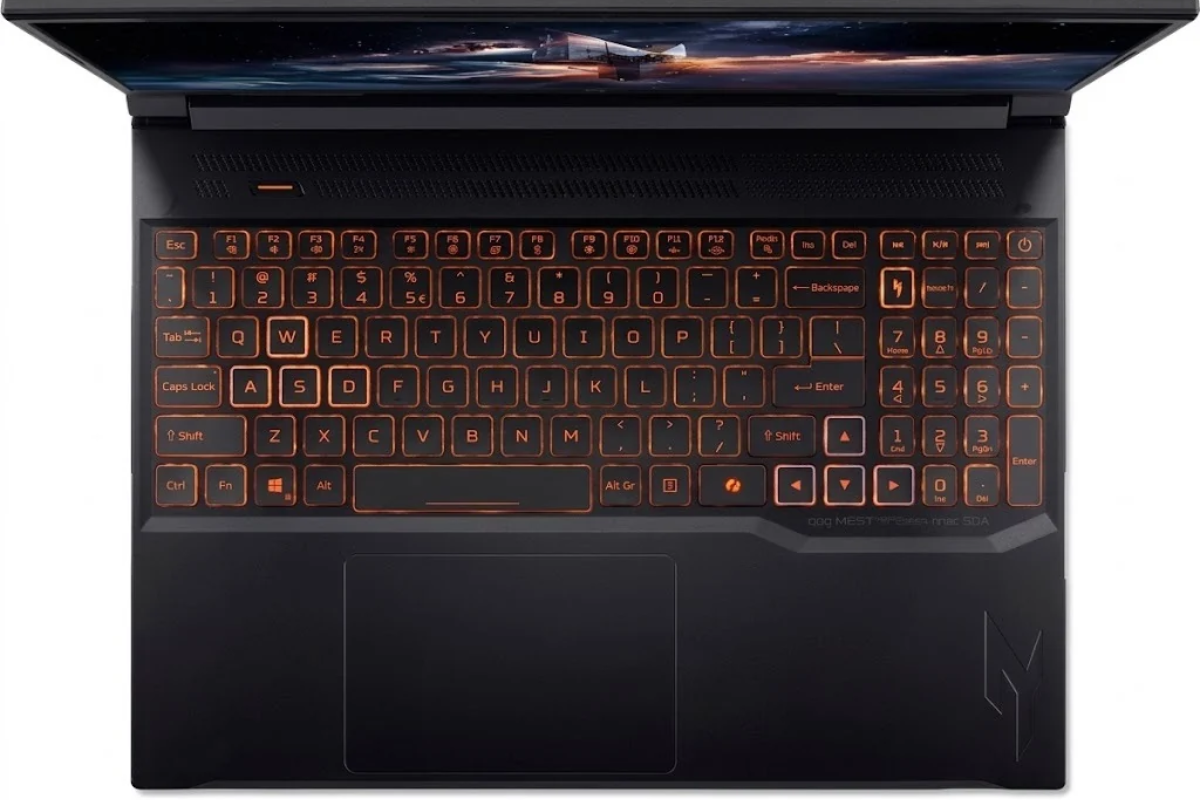 Notebook gamer Acer Nitro V16 na cor preta